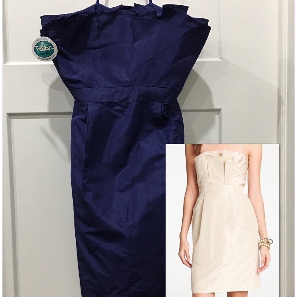J. Crew Silk Taffeta style 37658 bridesmaid formal party dress